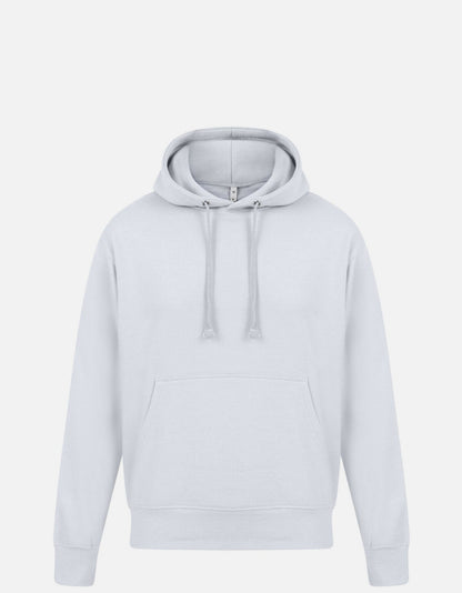 White Hoodie Fleeced