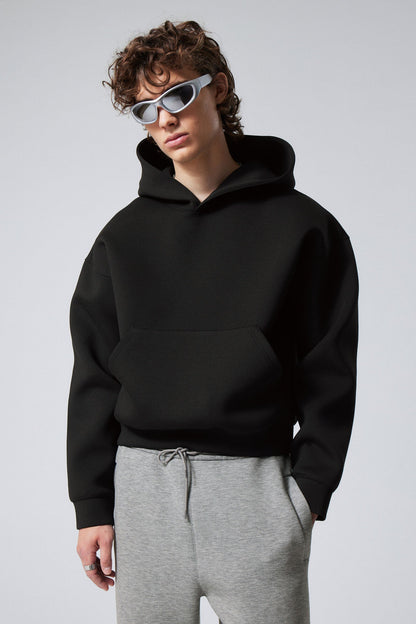 Black Hoodie Fleeced