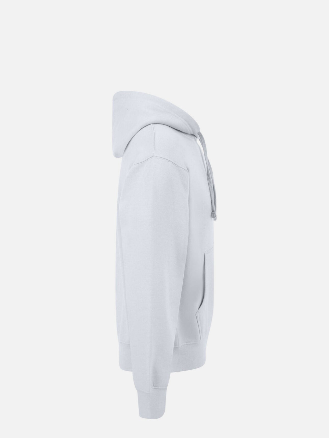 White Hoodie Fleeced