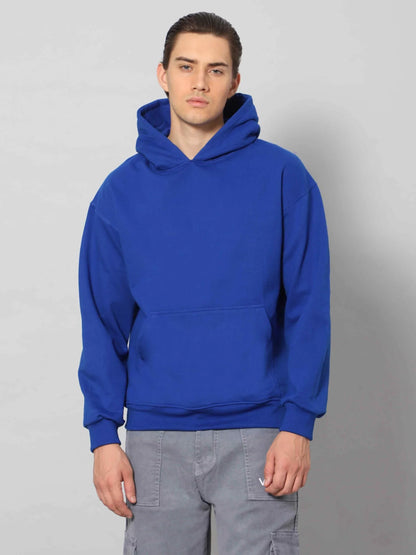 Royal Blue Heavy Fleeced Hoodie