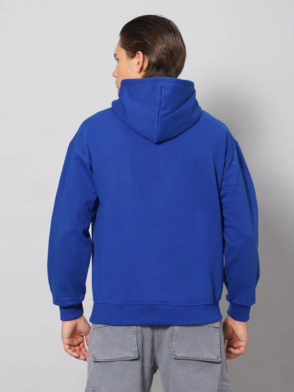 Royal Blue Heavy Fleeced Hoodie