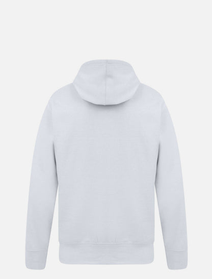 White Hoodie Fleeced