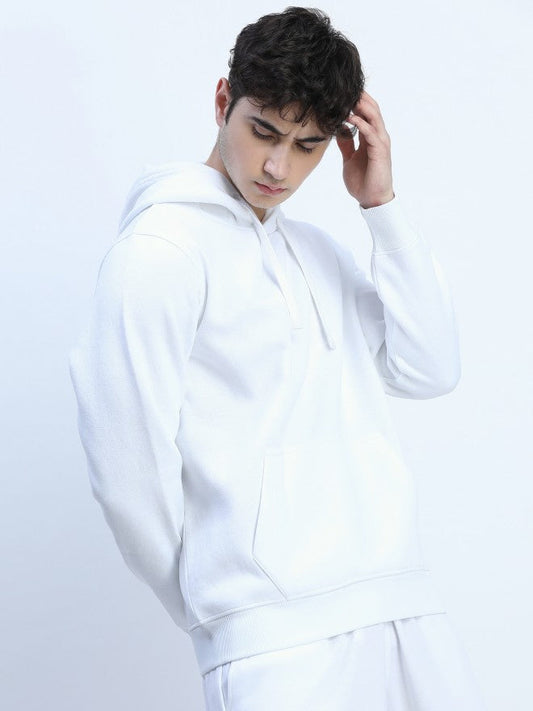 Challenge White Pullover Hoodied Sweat