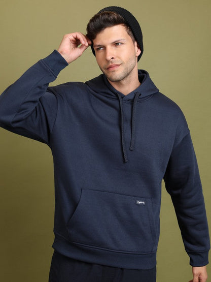 Navy Pullover hoodied Sweat